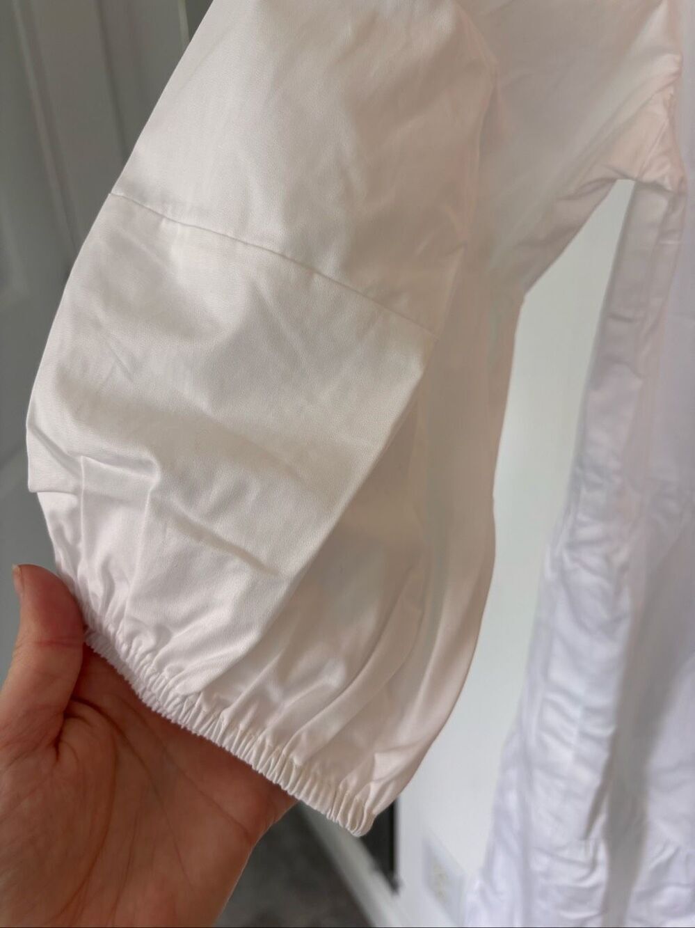 NWT Parterre x Julia Berolzheimer Avery White Tiered Cotton Midi Dress Cottageco - Picture 4 of 10